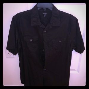 Black button up